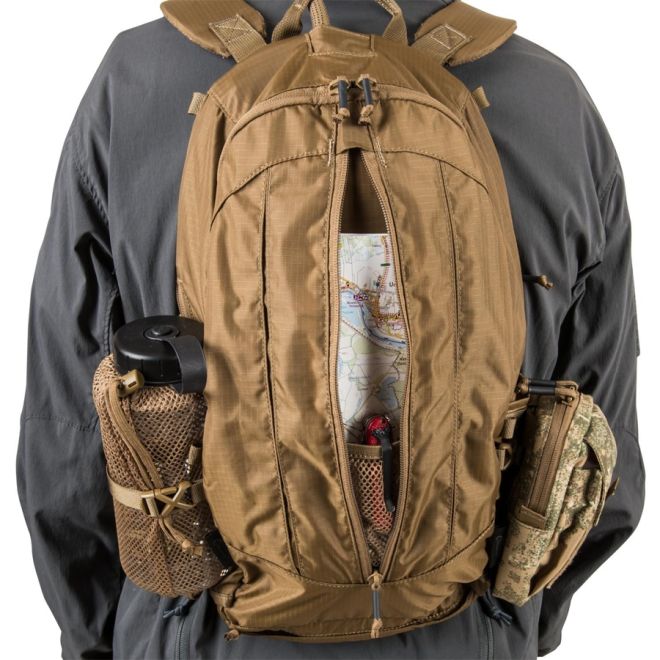 Sac à Dos Helikon Groundhog Pack Coyote - 10L, Compact, Avec Beavertail Et MOLLE Lite