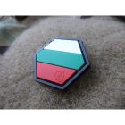 Гумена нашивка Българско знаме Hexagon