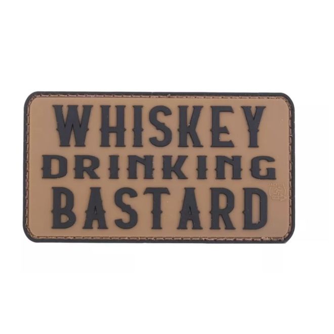 3D гумена нашивка JTG Whiskey Drinking 205997 1