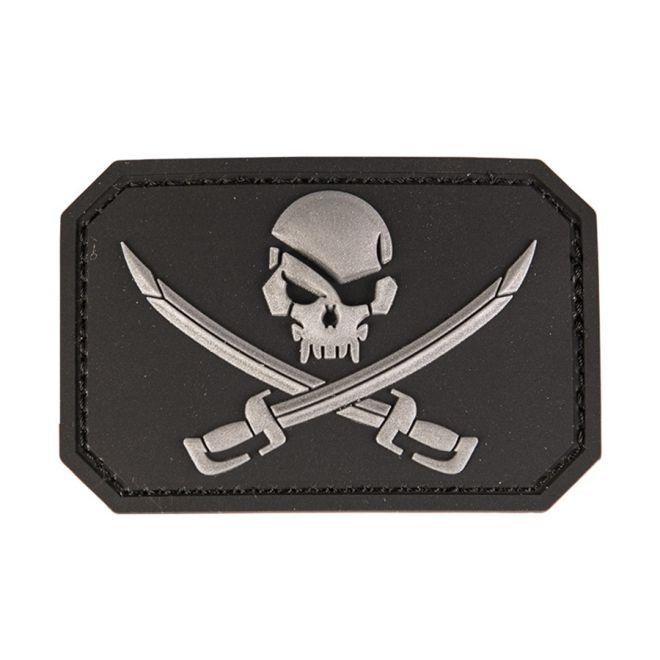 3D нашивка SKULL WITH SWORDS 202215