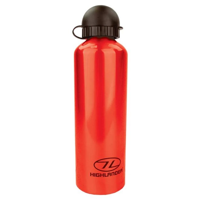 Алуминиева бутилка за вода Highlander Red 1000ml 207389