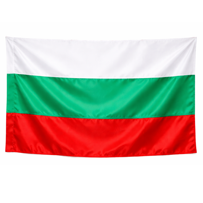 Българско знаме луксозна изработка от сатен 150/90 207671 1