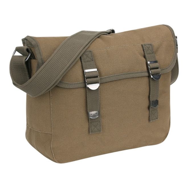 Брезентова чанта за през рамо Fostex US style Army Green 208220 1