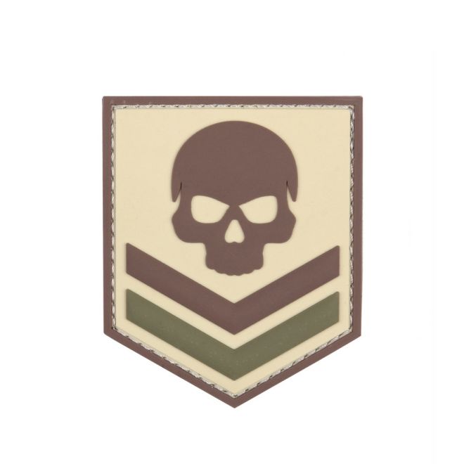 Гумена нашивка 3D Skull 202778