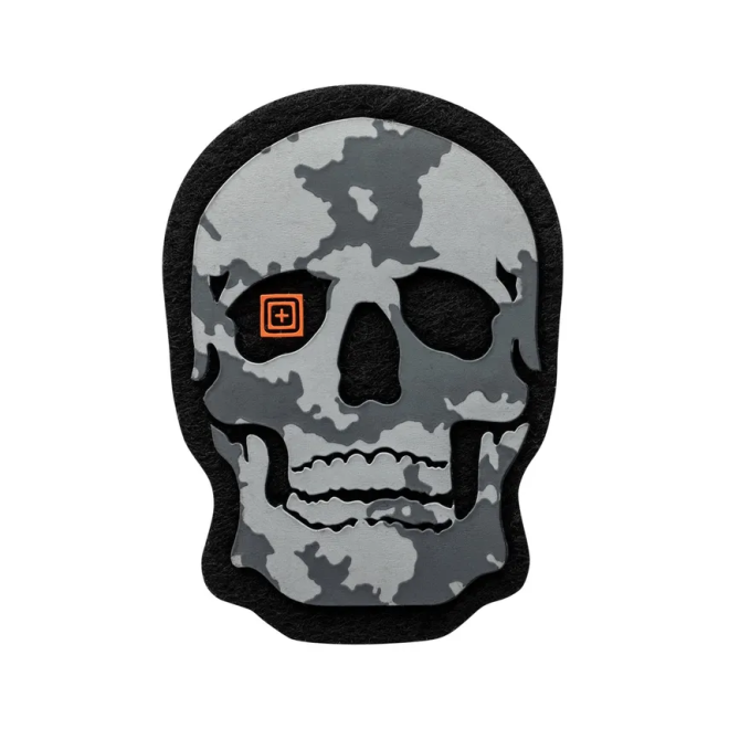 Гумена нашивка 5.11 Tactical PAINTED SKULL Camo 206058