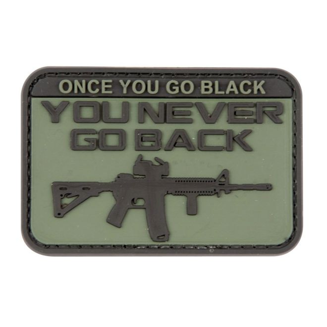 Гумена нашивка Go Black 202172