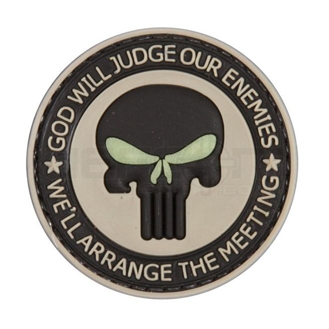 Гумена нашивка God Will Judge 202173