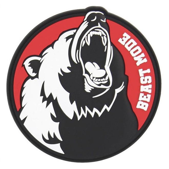 Гумена нашивка Grizzly Beast mode 207719