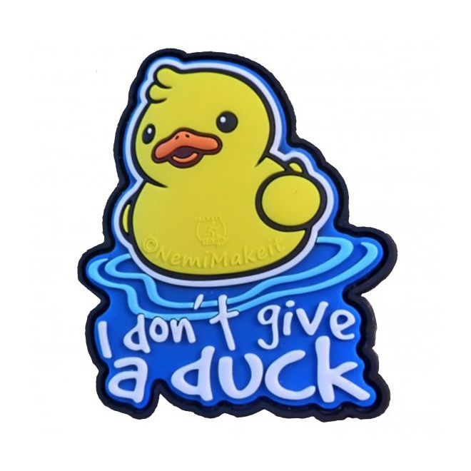 Гумена нашивка I don`t give a Duck 205241 3