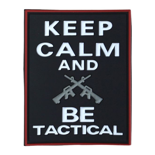 Гумена нашивка Keep Calm &amp; Be Tactical 202421