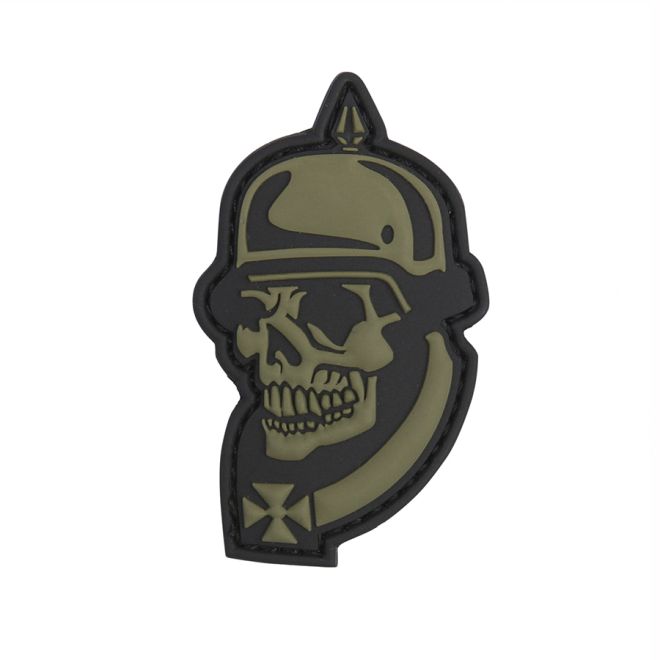 Гумена нашивка WWI German Skull 204613