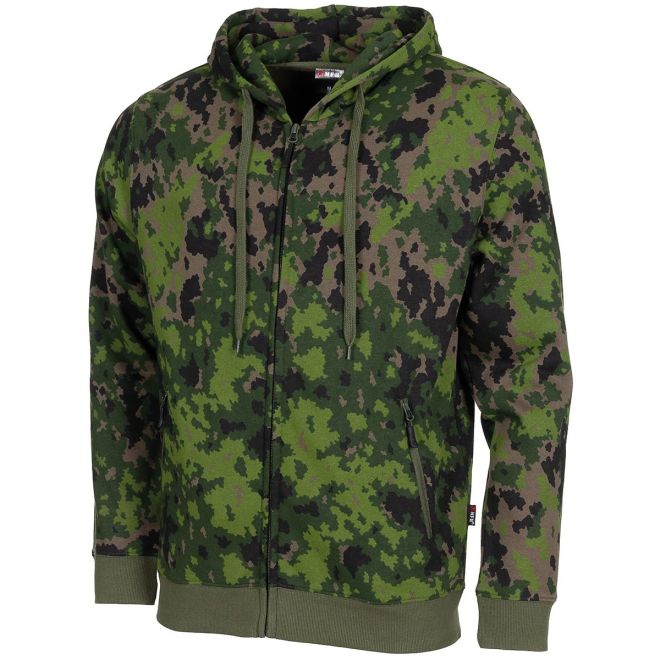 Камуфлажен суитшърт с цип MFH M05 Woodland 207251 1