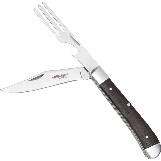 Комплект къмпинг нож и вилица Haller Cutlery Deluxe 205853 1
