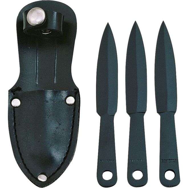 Комплект ножове за хвърляне Black Leaf (3 бр.) 204506