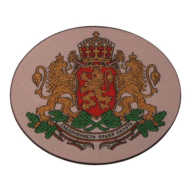 Нашивка Български герб 90/72 мм 203757