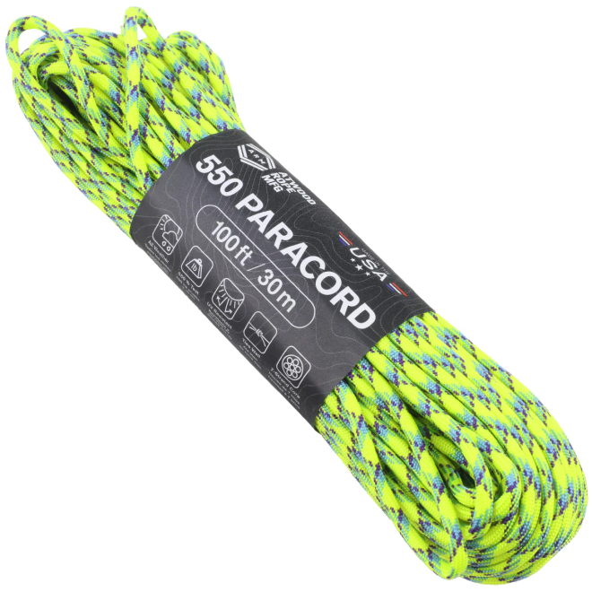 Паракорд въже 550 Atwood USA Xanthoria - 30 м 207437 1
