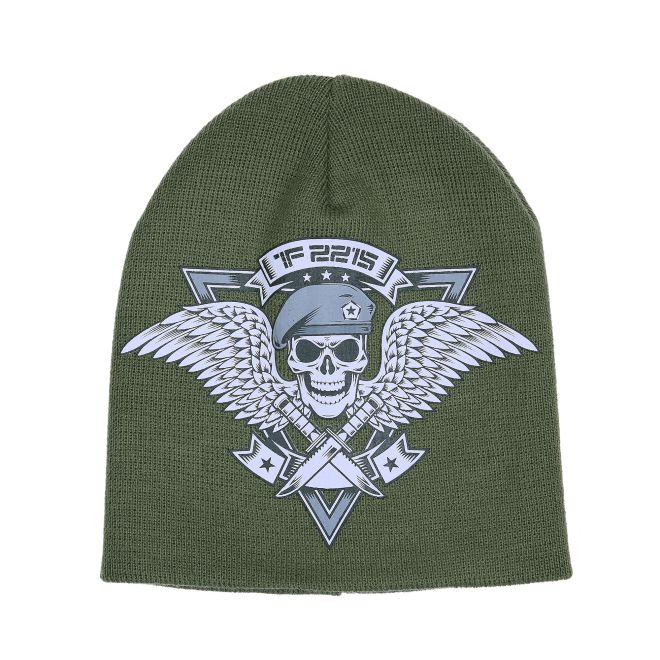 Плетена зимна шапка TF-2215 skull &amp; wings 204895 2