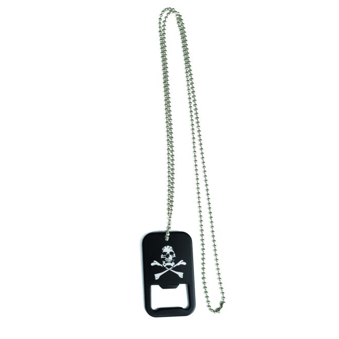 Плочка Dog tag с отварячка череп 200743