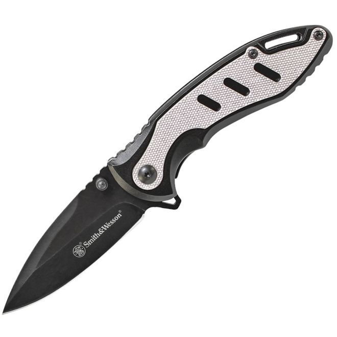 Сгъваем нож Smith &amp; Wesson Linerlock Silver 201909