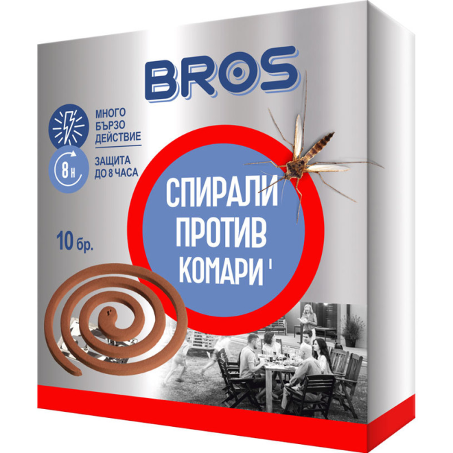 Спирали против комари BROS (10 бр) 206924