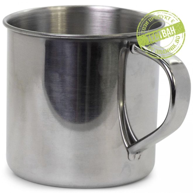 Стоманено къмпинг канче 300 ml 201772 2