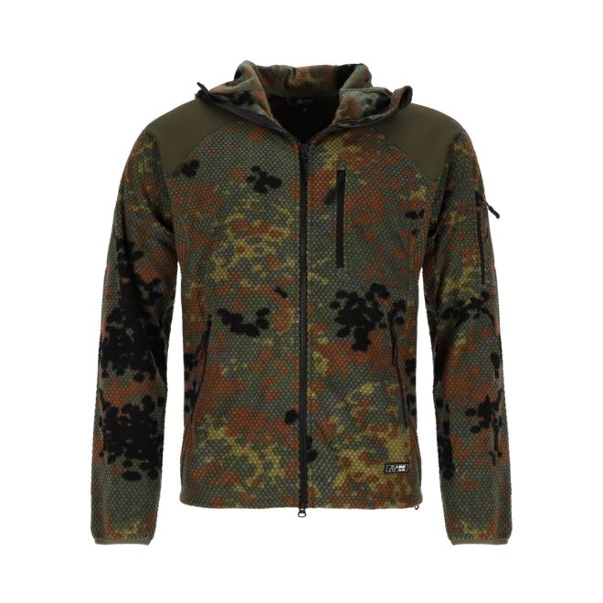 Тактическо поларено яке с качулка AB Delta Flecktarn 208095 1