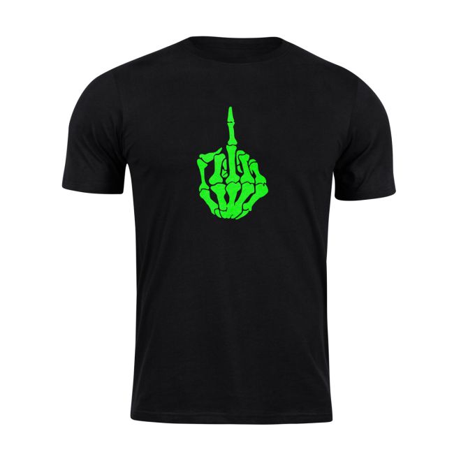 Тениска Middle Finger Glow in the dark  205917 2
