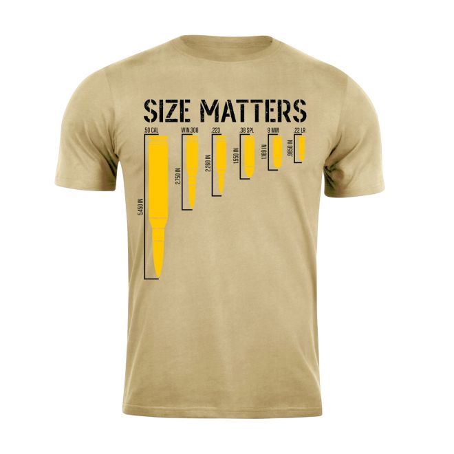 Тениска Size Matters Sand 206341 2