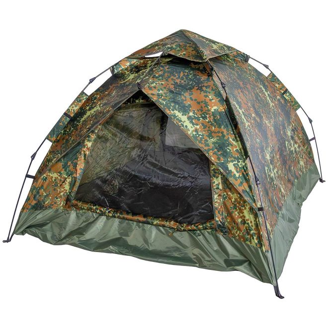Триместна палатка с бързо разгъване Monodom Quick-Up system Flecktarn 207451 1