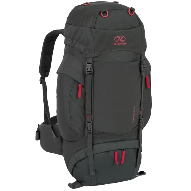 Туристическа раница Highlander Rambler Charcoal 44L 206938 1