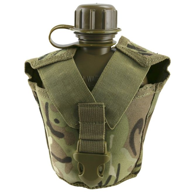 Военна манерка с модулен джоб Kombat BTP Camo 207533 1