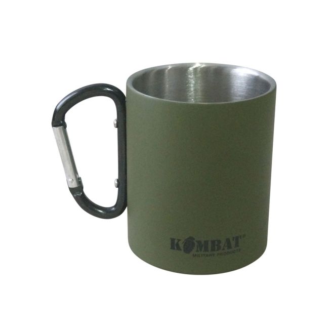 Военно канче с двойна изолация и карабинер Kombat 330ml 207546