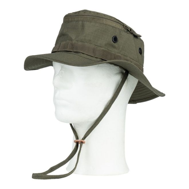 Шапка с перфея и скрита межа против комари Fostex Bush Ranger Green
