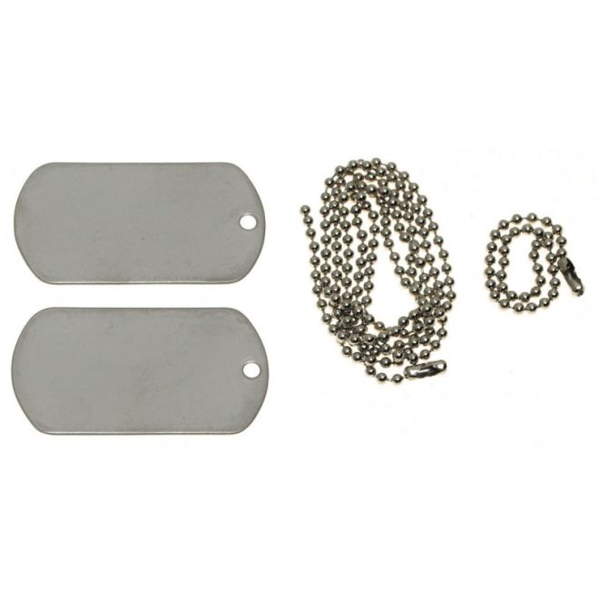 Американски Dog Tags медальони - хромирани 200339 1