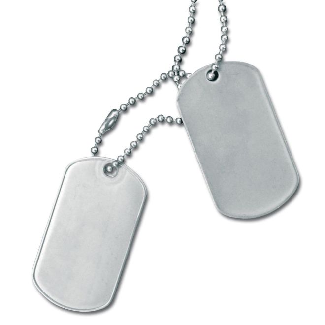 Американски Dog Tags медальони - хромирани 200339 2