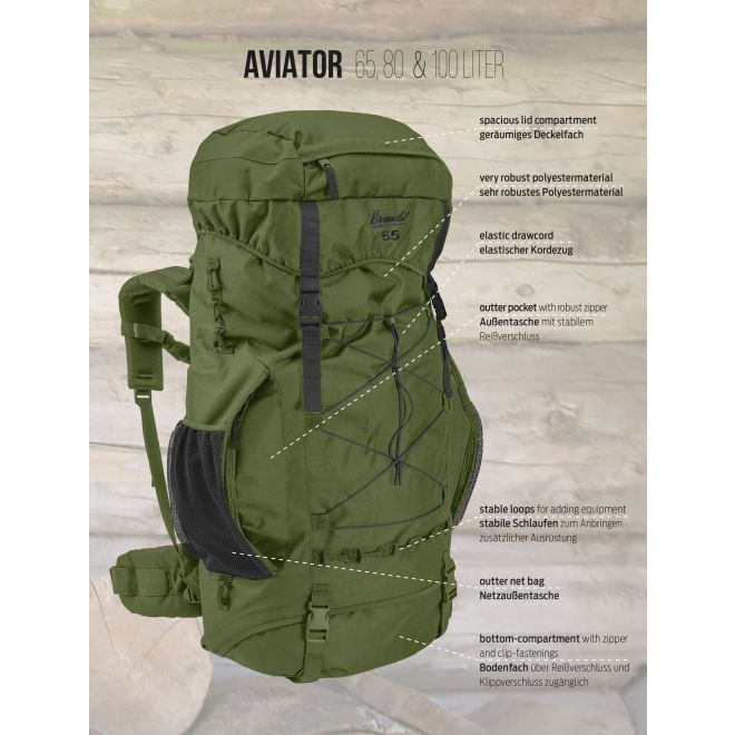 Туристическа раница Aviator 35L