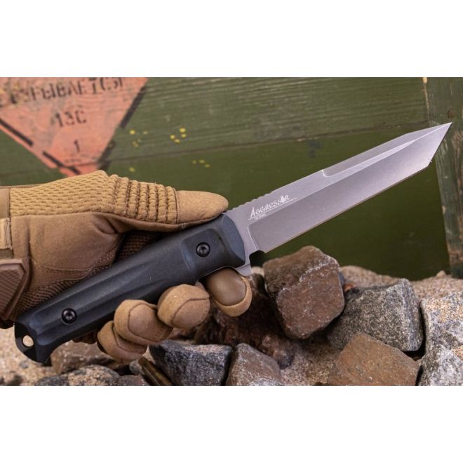 Боен нож Kizlyar Aggressor D2 TacWash 205988 2