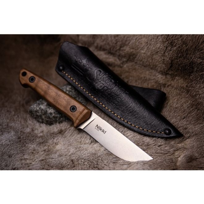 Бушкрафт нож Kizlyar Nikki D2 SW Walnut 205985 2