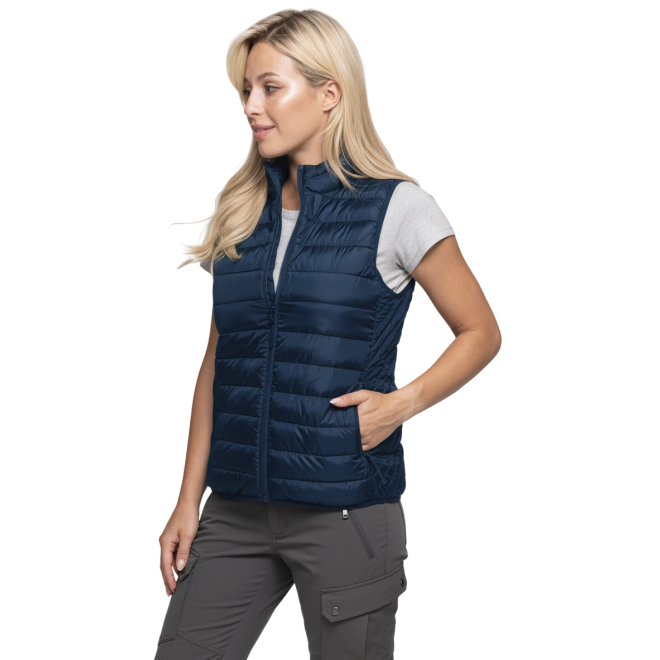 Дамски ватиран елек с компресионен калъф Blue Point 207474 1