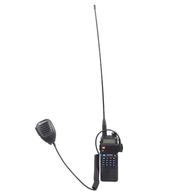 Двубандова радиостанция Baofeng UV-5R 8W с усилена антена Nagoya 208137 1