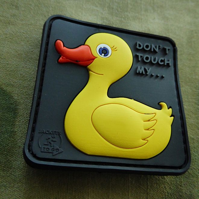 Гумена нашивка Don`t touch my duck 202755 2