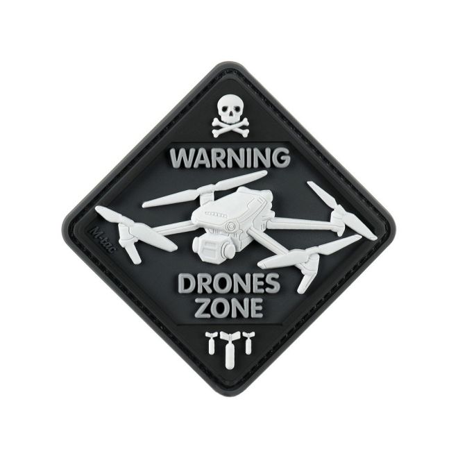 Гумена нашивка M-Tac Drone Zone Black 207219 1