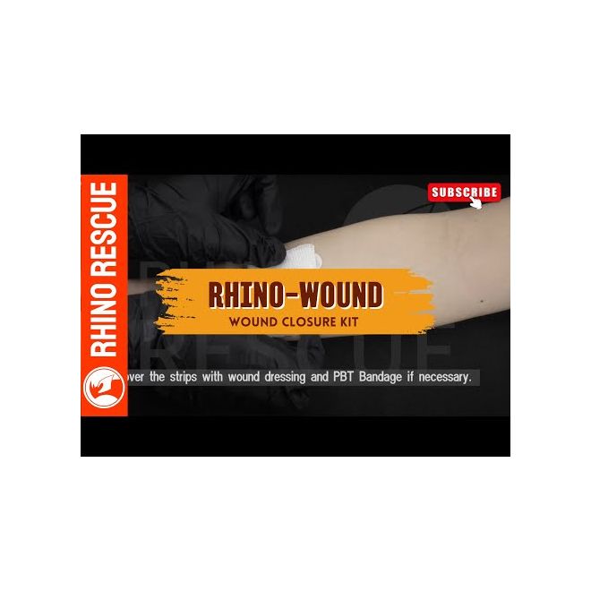 Rhino Rescue Wound Closure Kit: Stitchless & Pain-Free Solution for Cut Wounds
