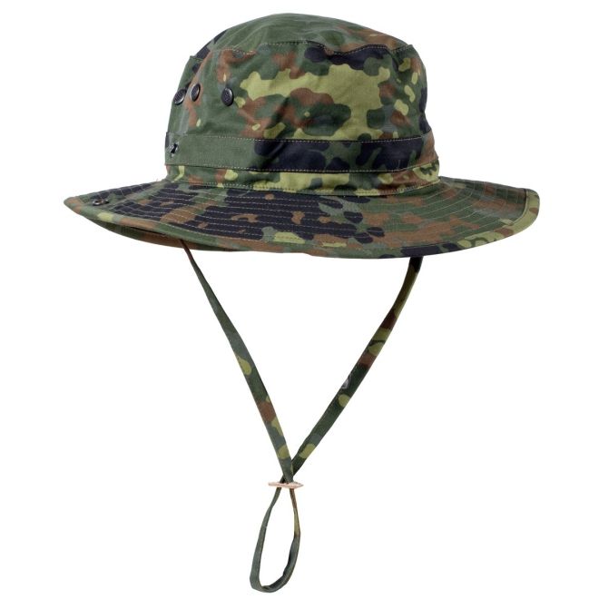 Шапка с периферия на Германската армия Tropenhut Flecktarn