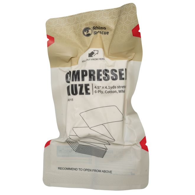 Компресирана Z-нагъната марля Rhino Rescue QUICK-RESPONSE CP0015 206188 2