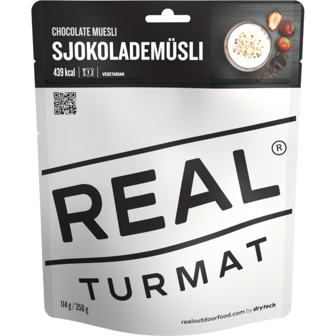 Лиофилизирана храна REAL Turmat - шоколадово мюсли с ягоди 207765 1