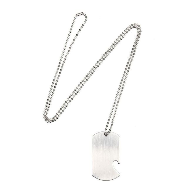 Медальон плочка Dog tag с отварячка 200742