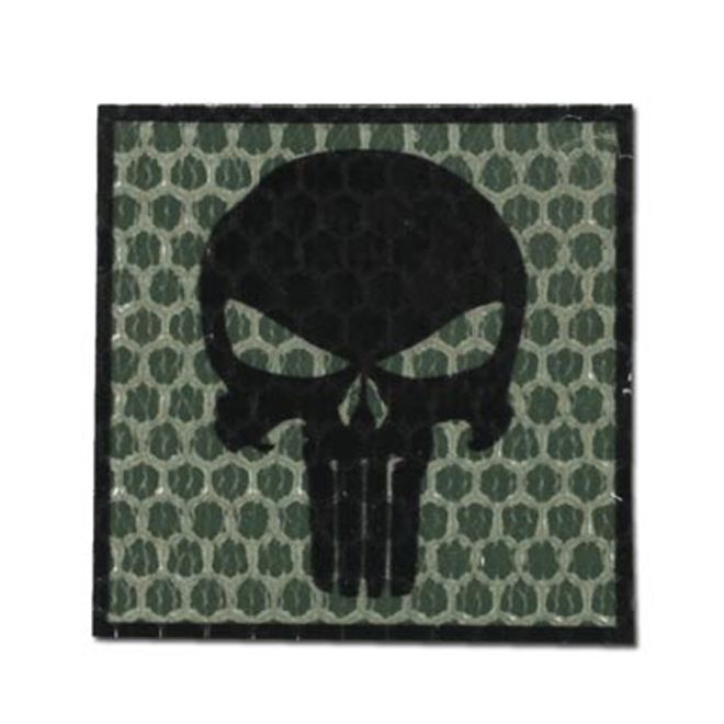 Нашивка Punisher - зелен 202443
