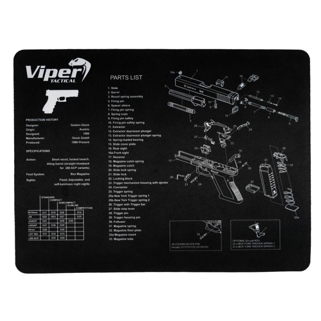 Постелка за почистване на оръжие Viper Glock 205252 2