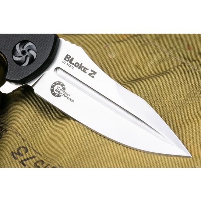 Сгъваем нож Kizlyar Bloke-Z D2 - Stonewash 203483 1